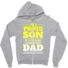 proud son dad Zipper Hoodie
