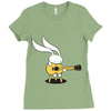 bunny's acoustic set Ladies Fitted T-Shirt