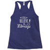 i still believe in marriage Racerback Tank