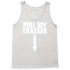 pull my cracker funny xmas christmas Tank Top
