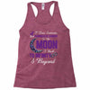 i love someone with pancreatic cancer to the moon &amp; back to infinity Racerback Tank
