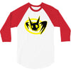 arkham orgins joker bat 3/4 Sleeve Shirt