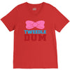 tweedle dee matching V-Neck Tee