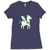 irish unicorn Ladies Fitted T-Shirt