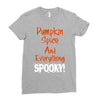 pumpkin spice and everything spooky Ladies Fitted T-Shirt