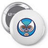 lucha libre   blue Pin-back button