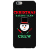 christmas baking team crew snowman iPhone 6/6s Case