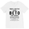 want a better texas black V-Neck Tee