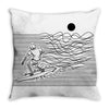 surf line Throw Pillow