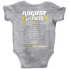 August Girl Facts Virgo Baby Onesie