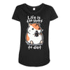 fat life Maternity Scoop Neck T-shirt