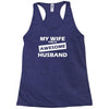 awesome husband Racerback Tank