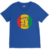 rasta lion head reggae dub step music dance V-Neck Tee
