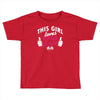 this girl loves drag racing Toddler T-shirt