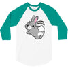 kiss my soft ass 3/4 Sleeve Shirt