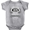 vintage quality without compromise 1978 aged to perfection Baby Bodysuit