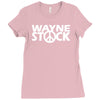 wayne's world waynestock rock band baseball jersey Ladies Fitted T-Shirt