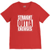 straight outta excuses V-Neck Tee