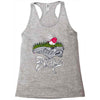 don't step on the grass Racerback Tank