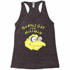 no one's gay for moleman Racerback Tank