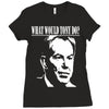 tony blair homage Ladies Fitted T-Shirt