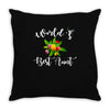 world's best aunt Throw Pillow