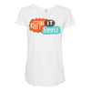 it simple Maternity Scoop Neck T-shirt
