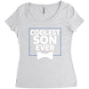 Coolest Son Ever Women's Triblend Scoop T-shirt
