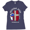 denmark national team youth 2018 fifa world cup Ladies Fitted T-Shirt