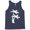 palm tree sticker vinyl decal tropical island beach ocean wall car win Tank Top