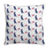 Patriotic T-Rex Throw Pillow
