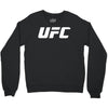 ufc white logo Crewneck Sweatshirt