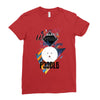 who loves poodle Ladies Fitted T-Shirt