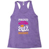 Class of 2017 Proud GrandMother Graduation Racerback Tank