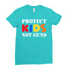 protect kids not guns Ladies Fitted T-Shirt