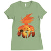 beautiful sunset Ladies Fitted T-Shirt