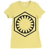 first order logo Ladies Fitted T-Shirt