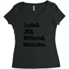 Jude JB Willem Malcolm Women's Triblend Scoop T-shirt