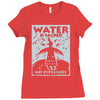 water is sacred no pipelines Ladies Fitted T-Shirt