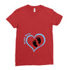 Custom baby boy name maternity design Ladies Fitted T-Shirt