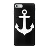anchor black sailor vintage style navy nautical iPhone 7 Case