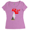 go girll Women's Triblend Scoop T-shirt