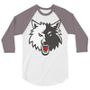 KING OF THE WOLF 3/4 Sleeve Shirt