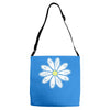 he loves me he loves me not Adjustable Strap Totes