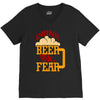 drink beer fuck fear V-Neck Tee