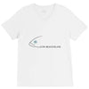 fish hooded V-Neck Tee
