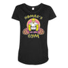 homer's gym Maternity Scoop Neck T-shirt