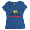 colifornia republic parody pugfornia republic Women's Triblend Scoop T-shirt