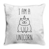 i am a unicorn Throw Pillow