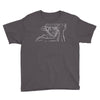 Luffy white design Youth Tee